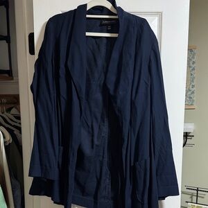 Lane Bryant Deep Blue Trench Coat
